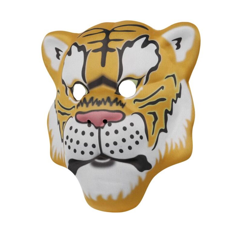 Smiffys Unisex Adult Tiger Mask / Yellow/Black